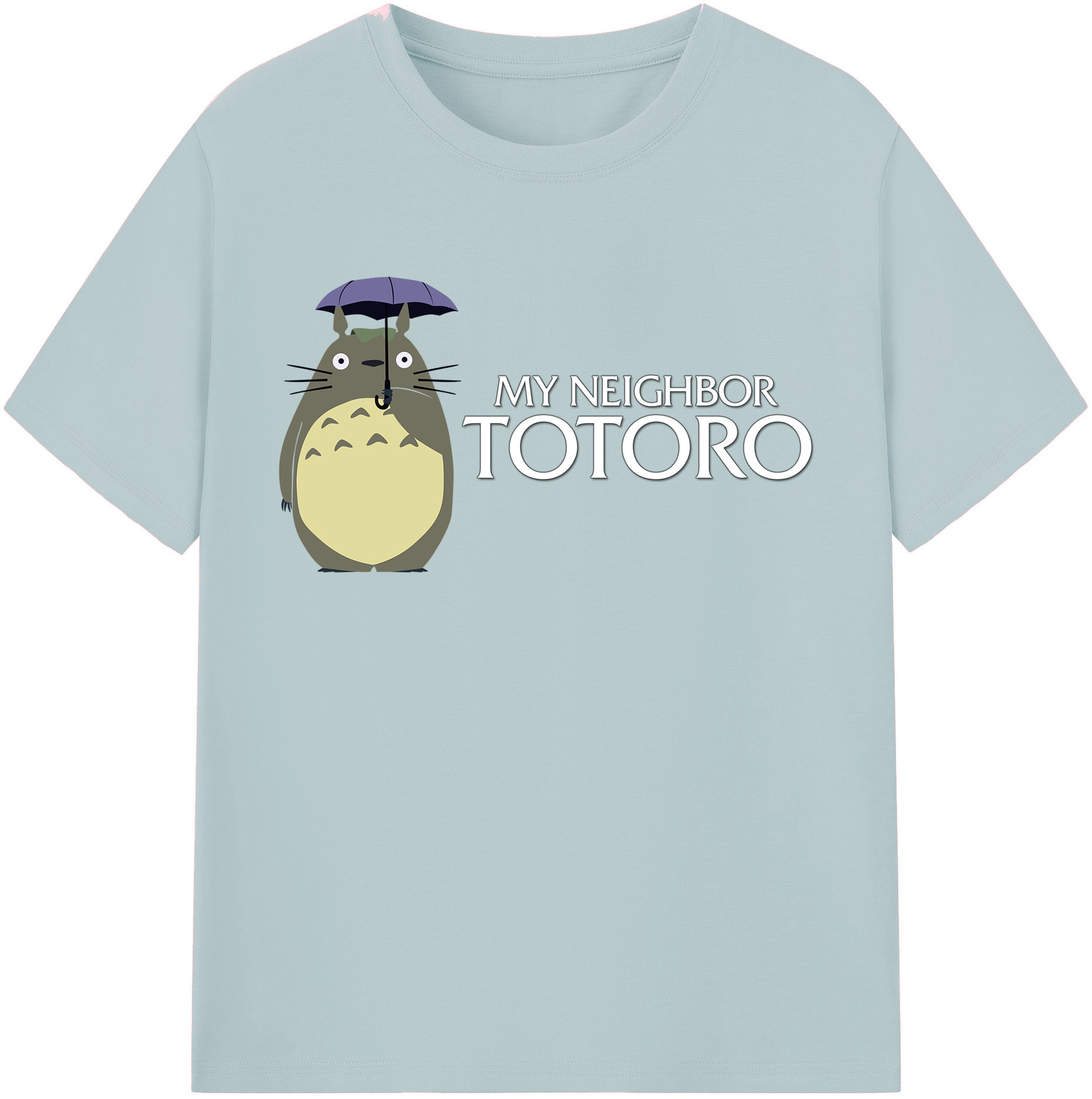 （画像用） となりのトトロ 草壁メイ 草壁サツキ My Neighbor Totoro Satsuki Kusakabe Mei Kusakabe 綿100％半袖Tシャツ（フロントプリント）